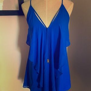 MARCIANO - SHORT RUFFLE DRESS